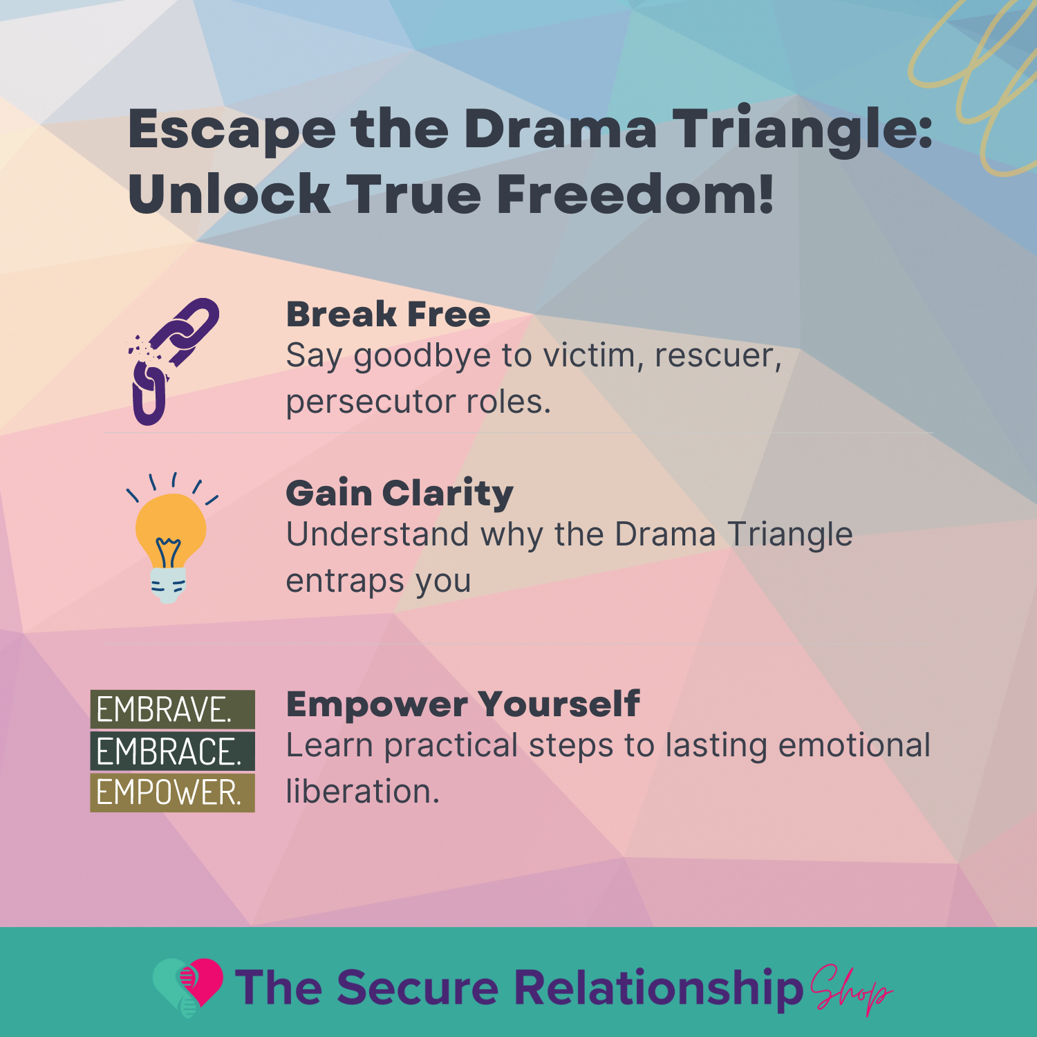 Emotional Freedom: Unlocking the Secrets of the Drama Triangle